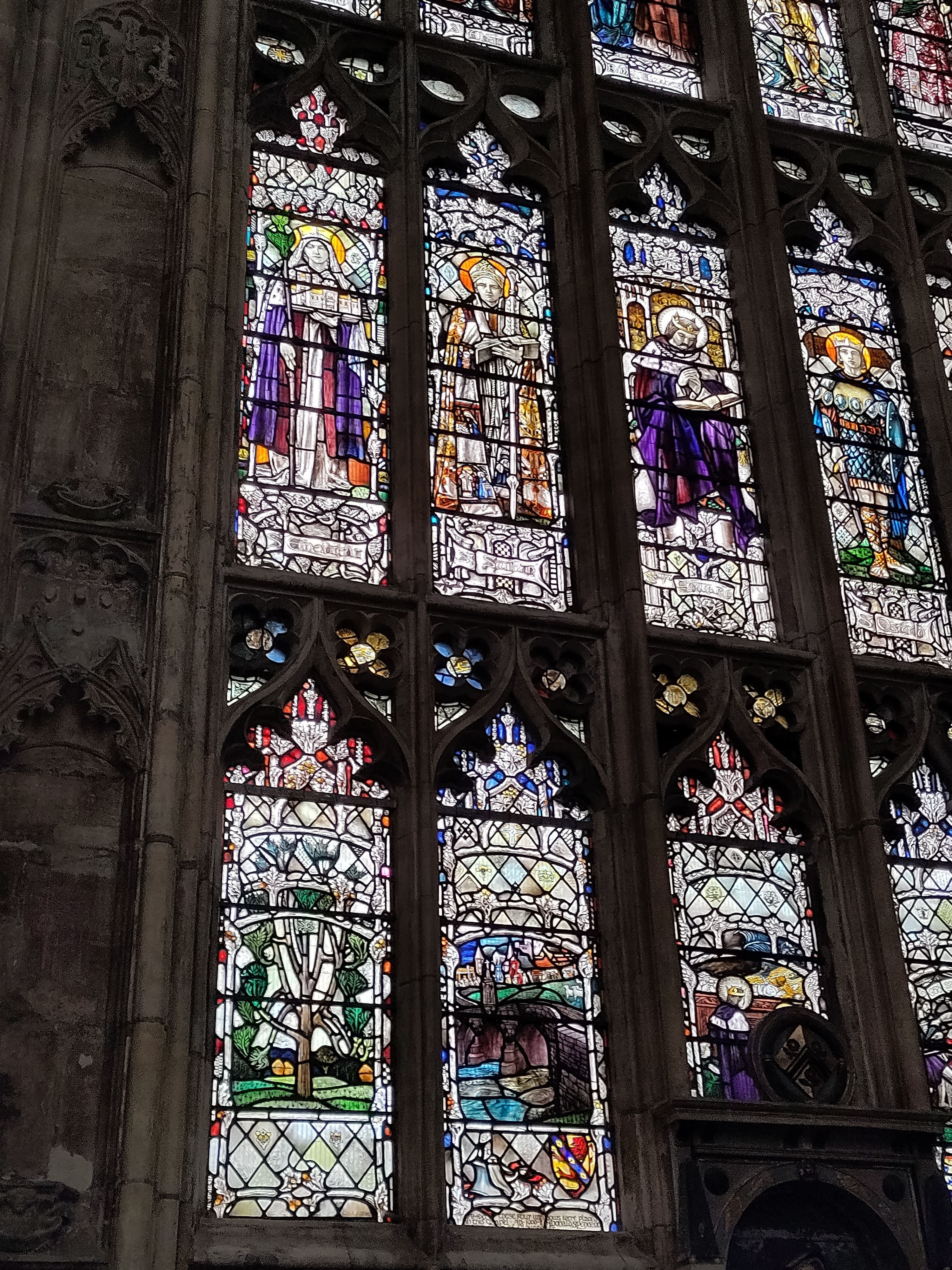 An image of a stained glass window.